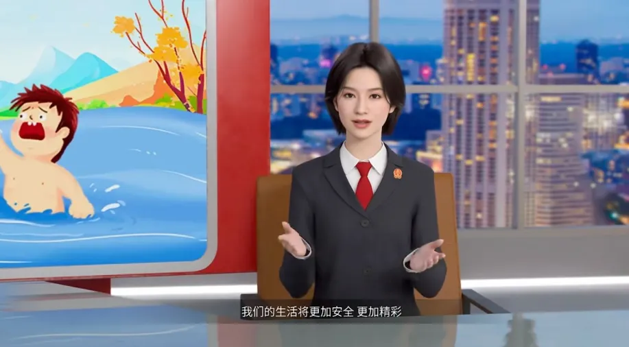 AI数字人“守正”：海南一中院的法治教育AI主播，让普法传播更“出圈”
